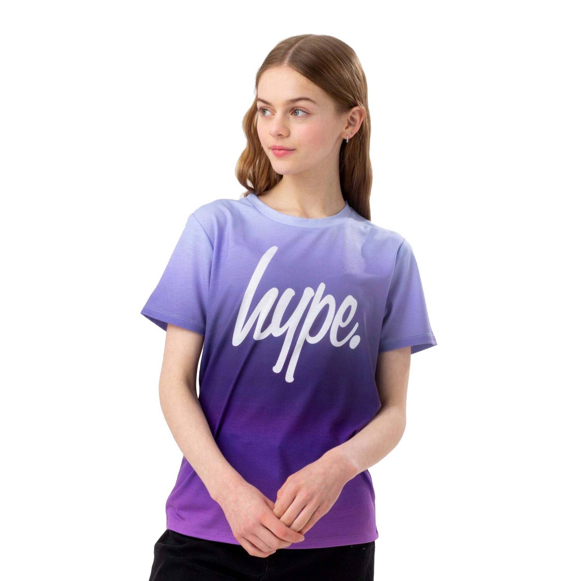 Fade Tshirt Mädchen Lila 104 von hype