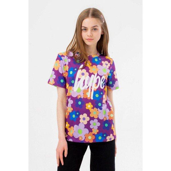 Flower Garden Tshirt Mädchen Lila 170 von hype