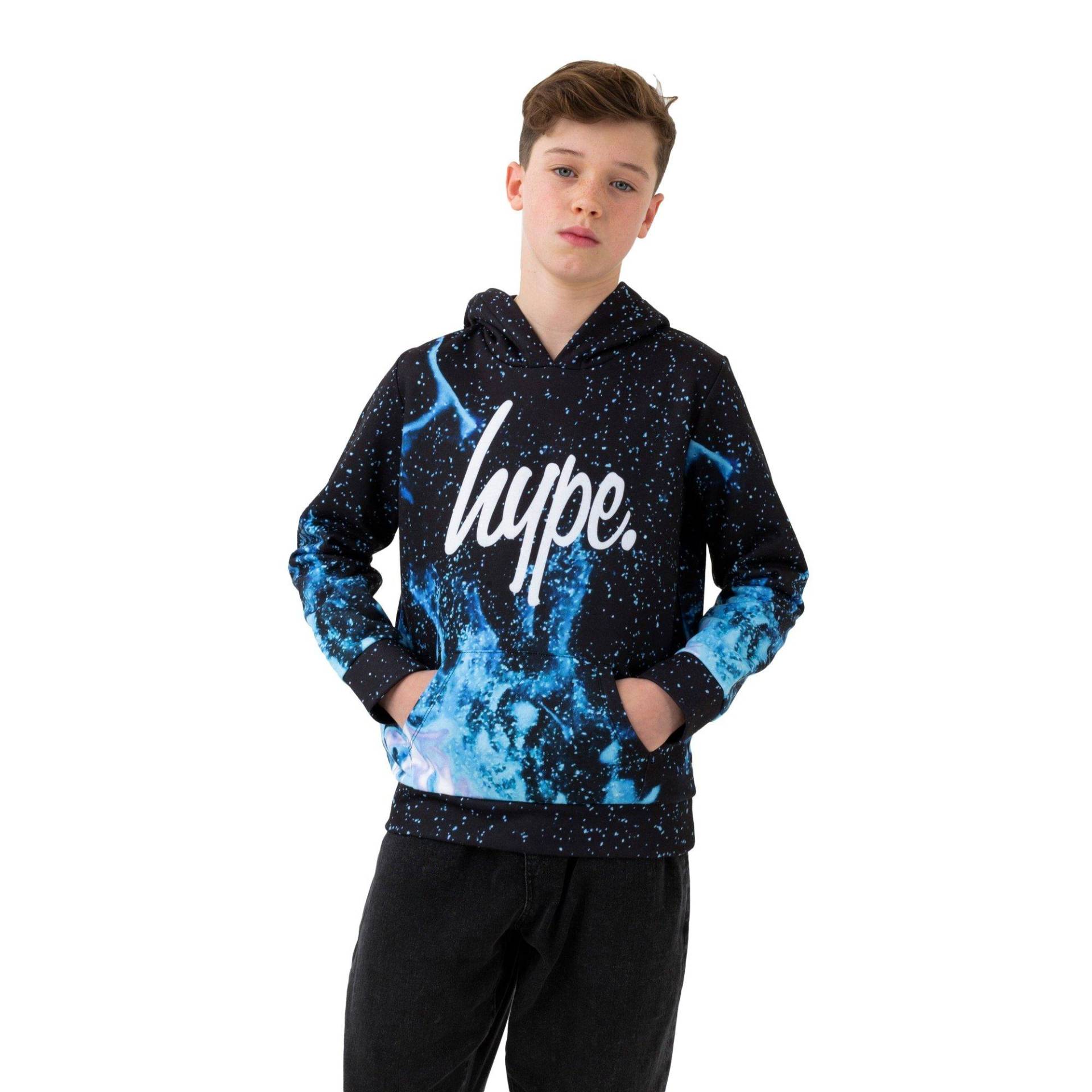 Kapuzenpullover Jungen Blau 128 von hype