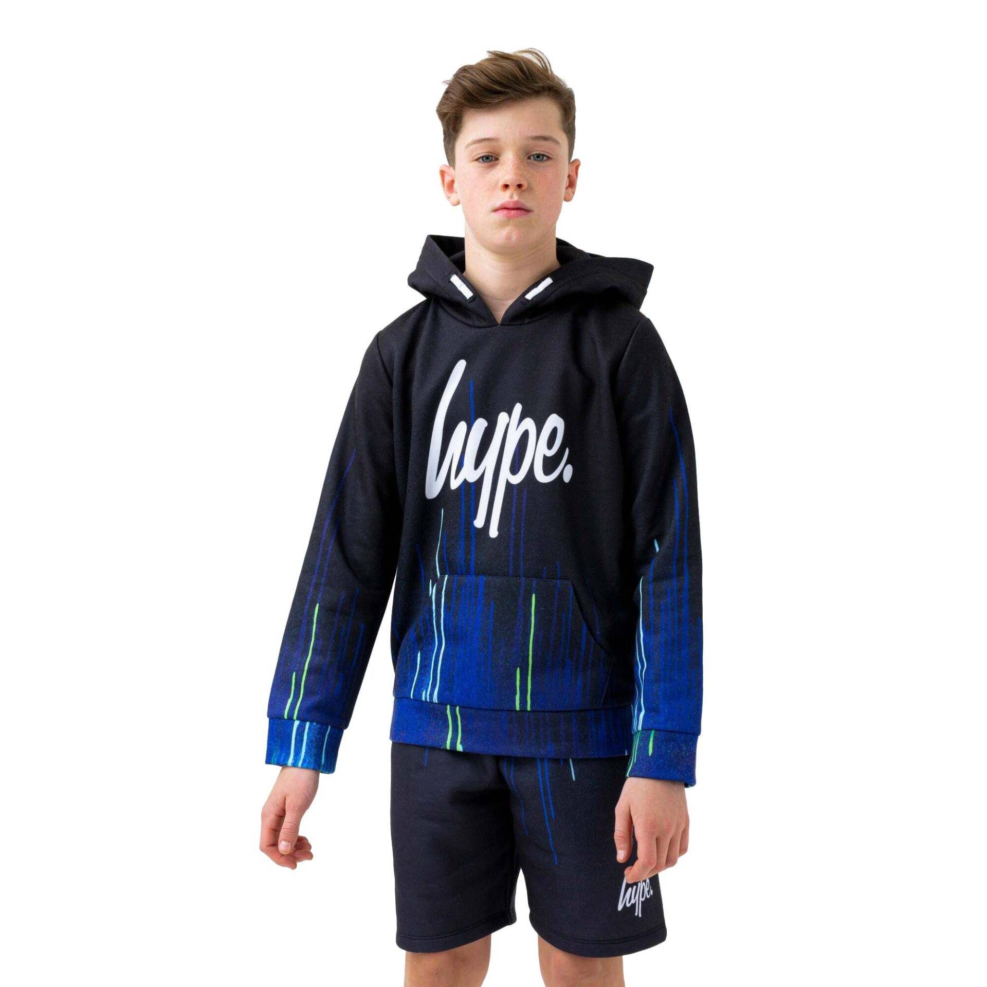 Kapuzenpullover Jungen Schwarz 128 von hype