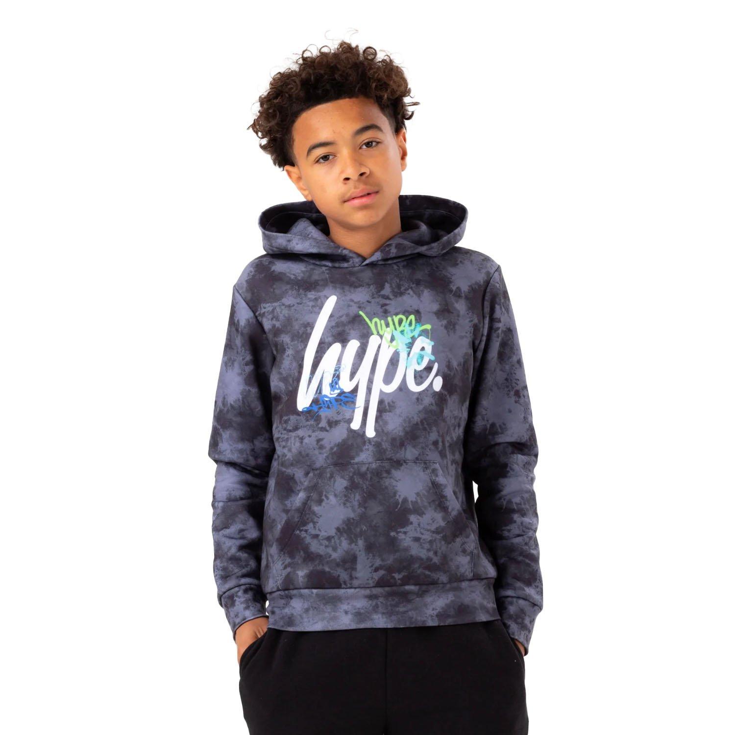 Kapuzenpullover Jungen Taubengrau 104 von hype