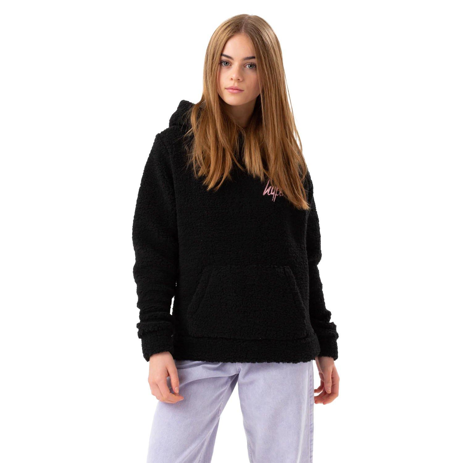 Kapuzenpullover Mädchen Schwarz 104 von hype