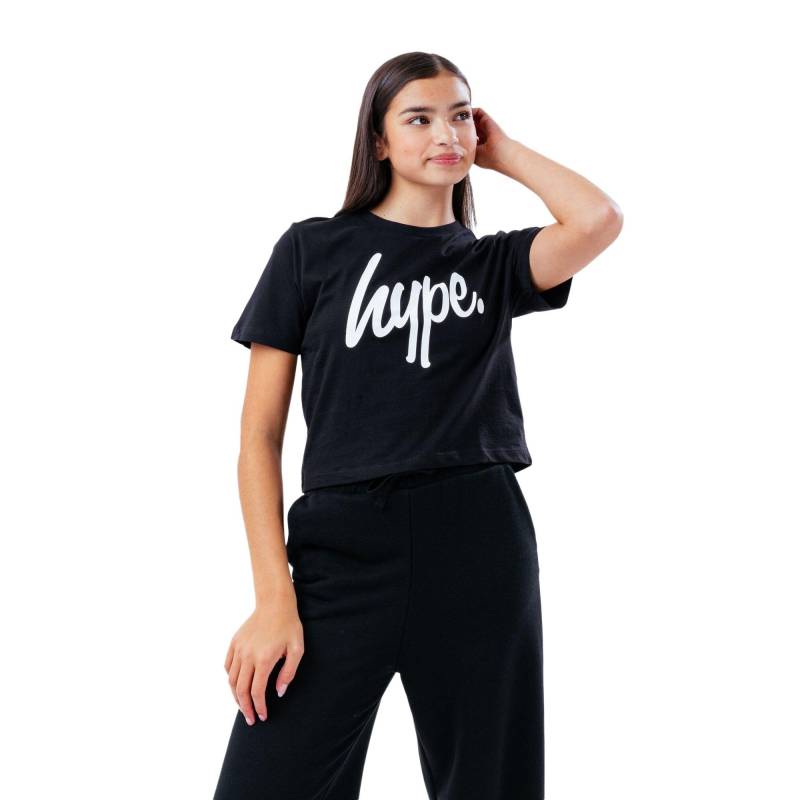 Kurzes T-shirt Mädchen Schwarz 140 von hype