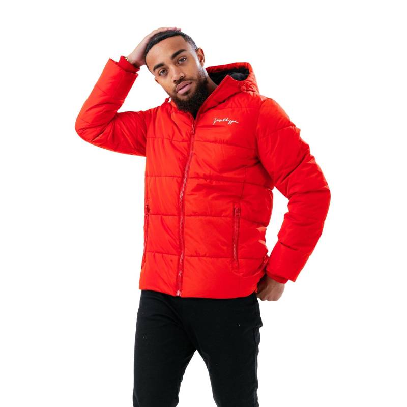 Luxe Steppjacke Herren Rot Bunt XS von hype