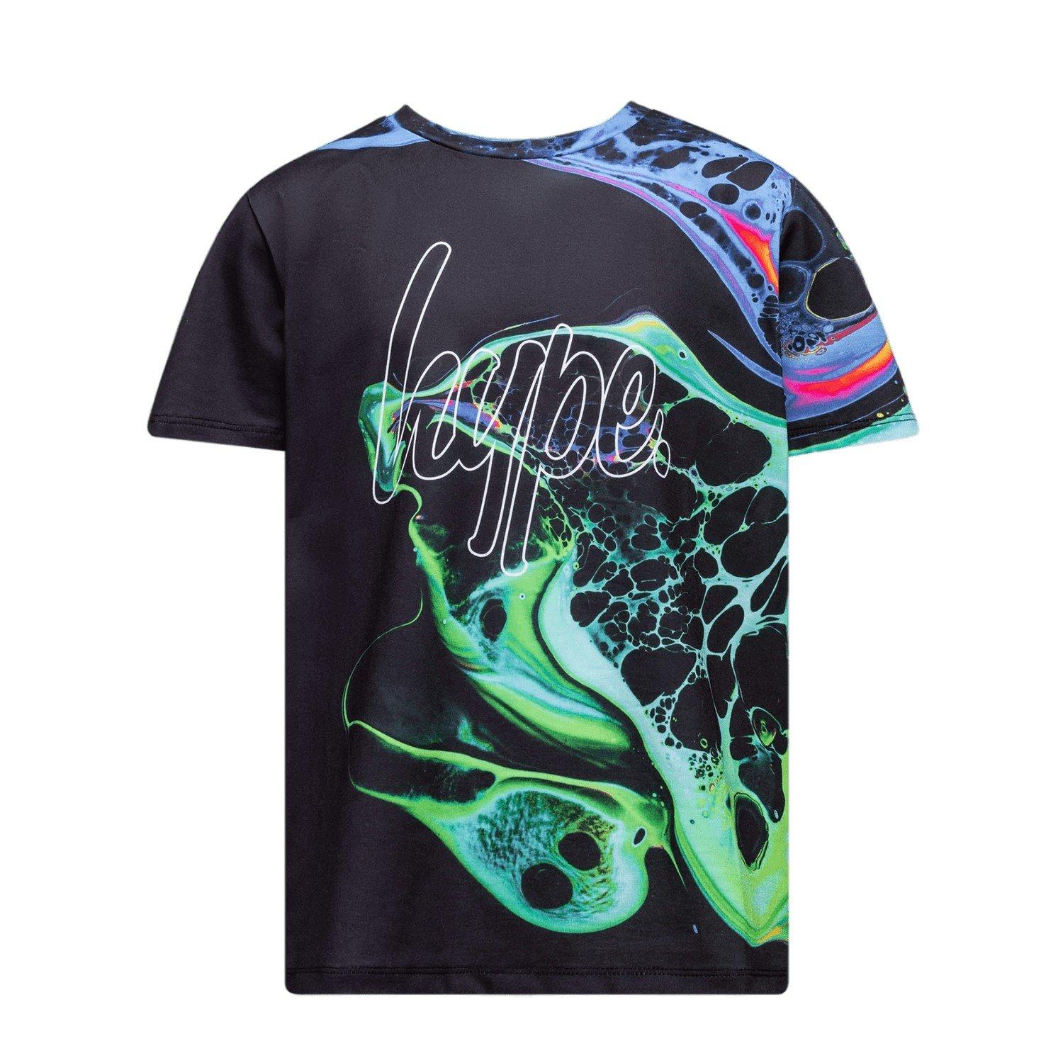 Marble Ink Tshirt Jungen Schwarz 116 von hype