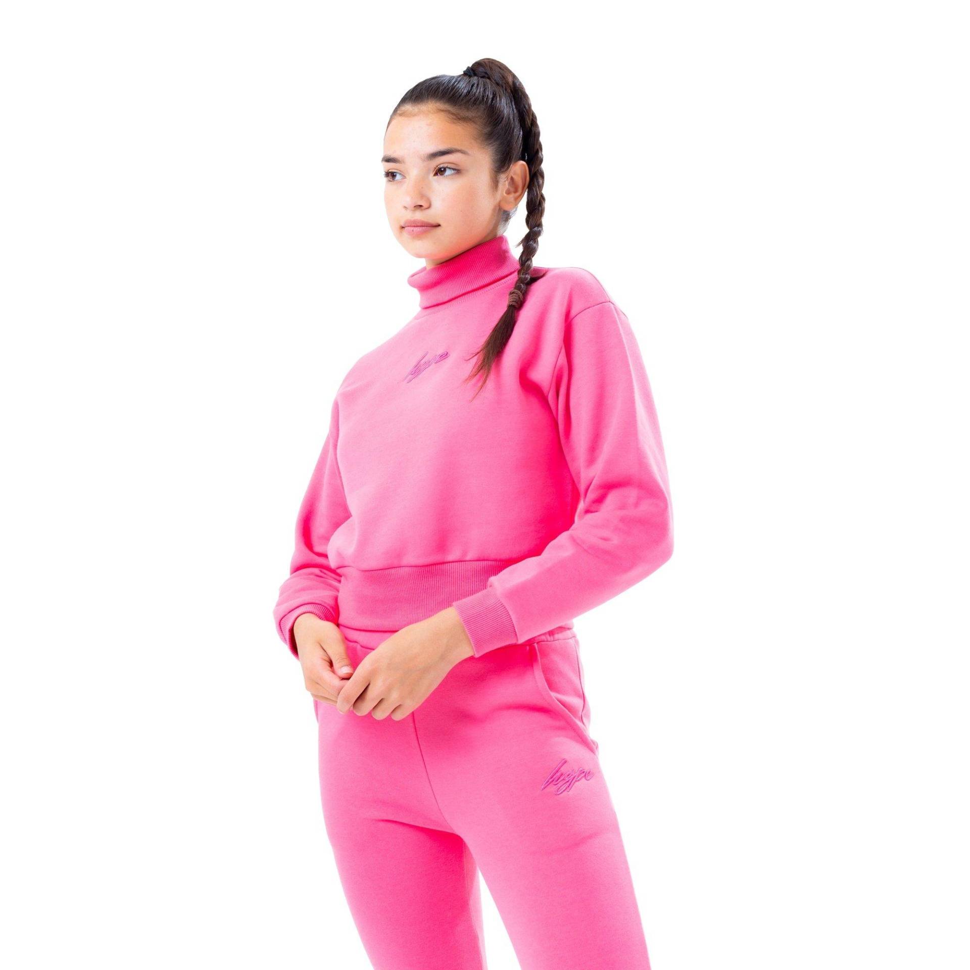Kurzes Sweatshirt Mädchen Pink 170 von hype