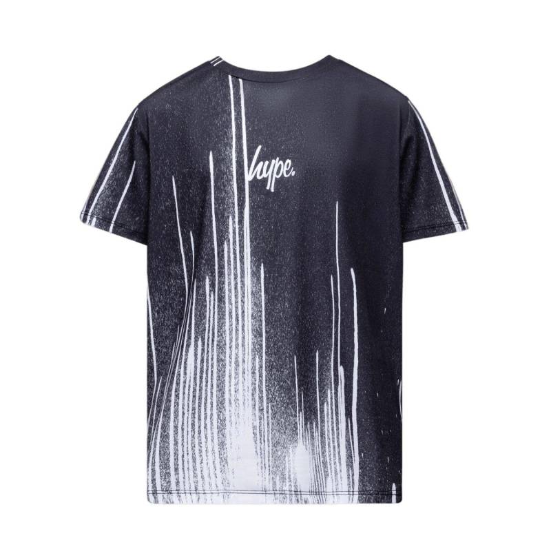 Mini Script Tshirt Jungen Schwarz 116 von hype