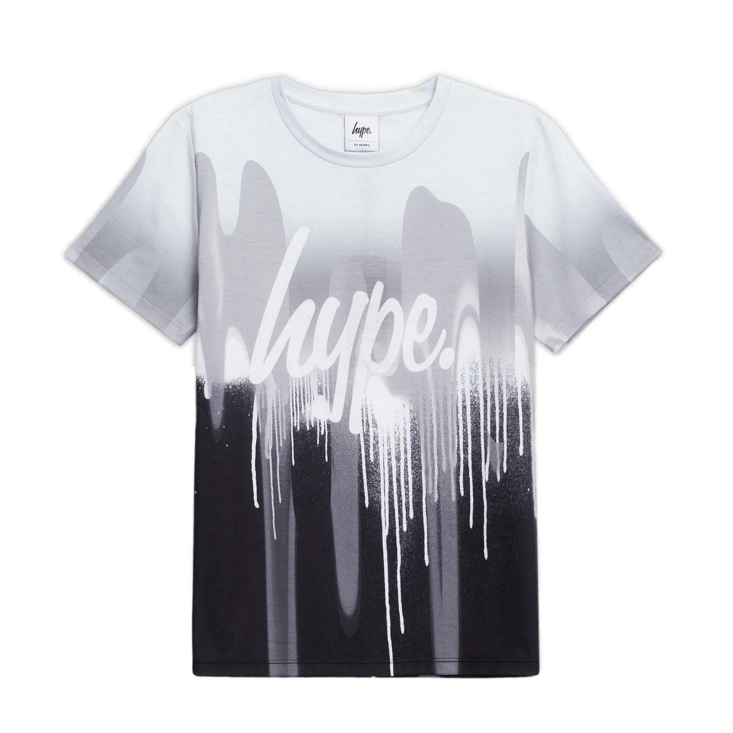 Mono Gradient Drips Tshirt Jungen Weiss 104 von hype