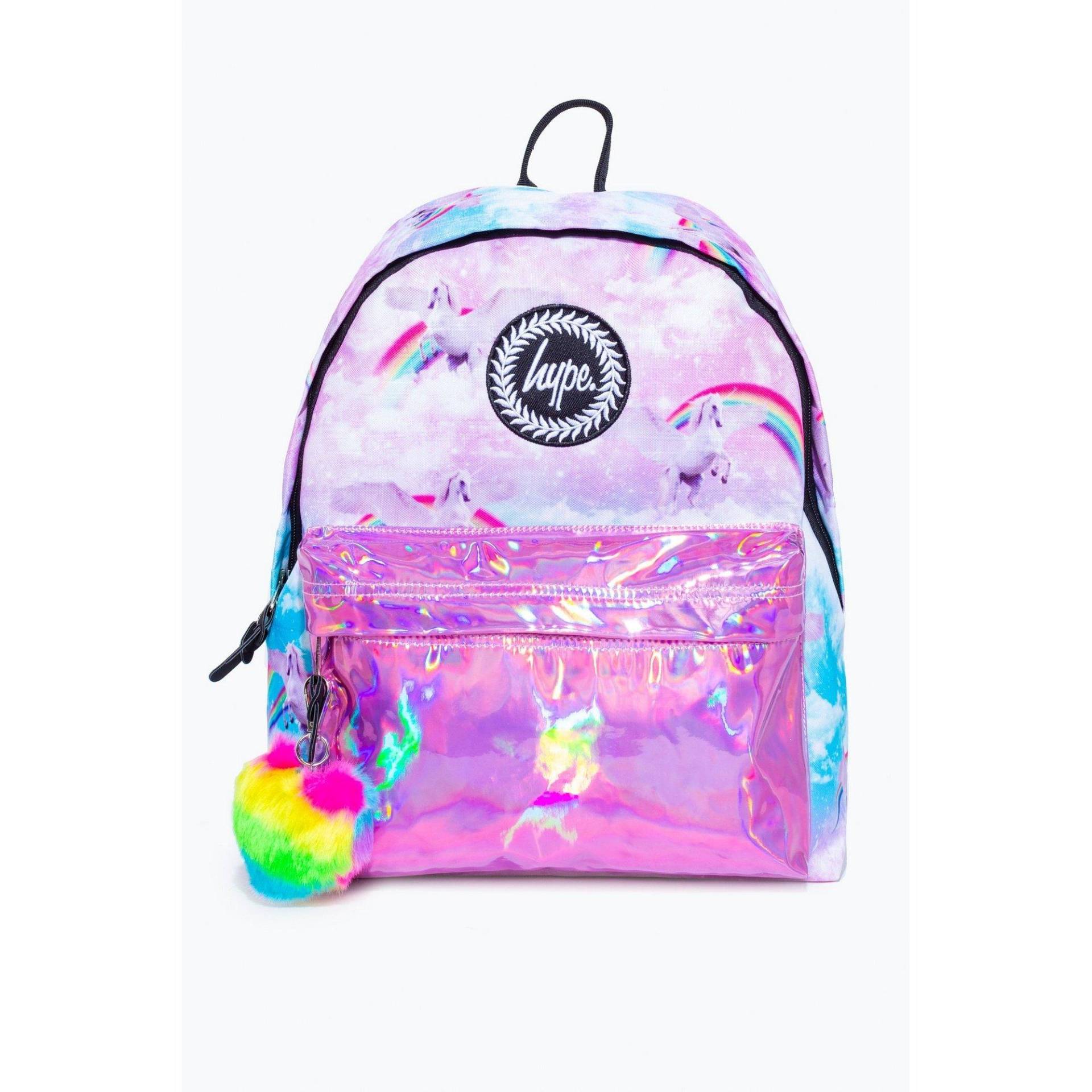 Rucksack Unicorn Holo Herren Multicolor ONE SIZE von hype