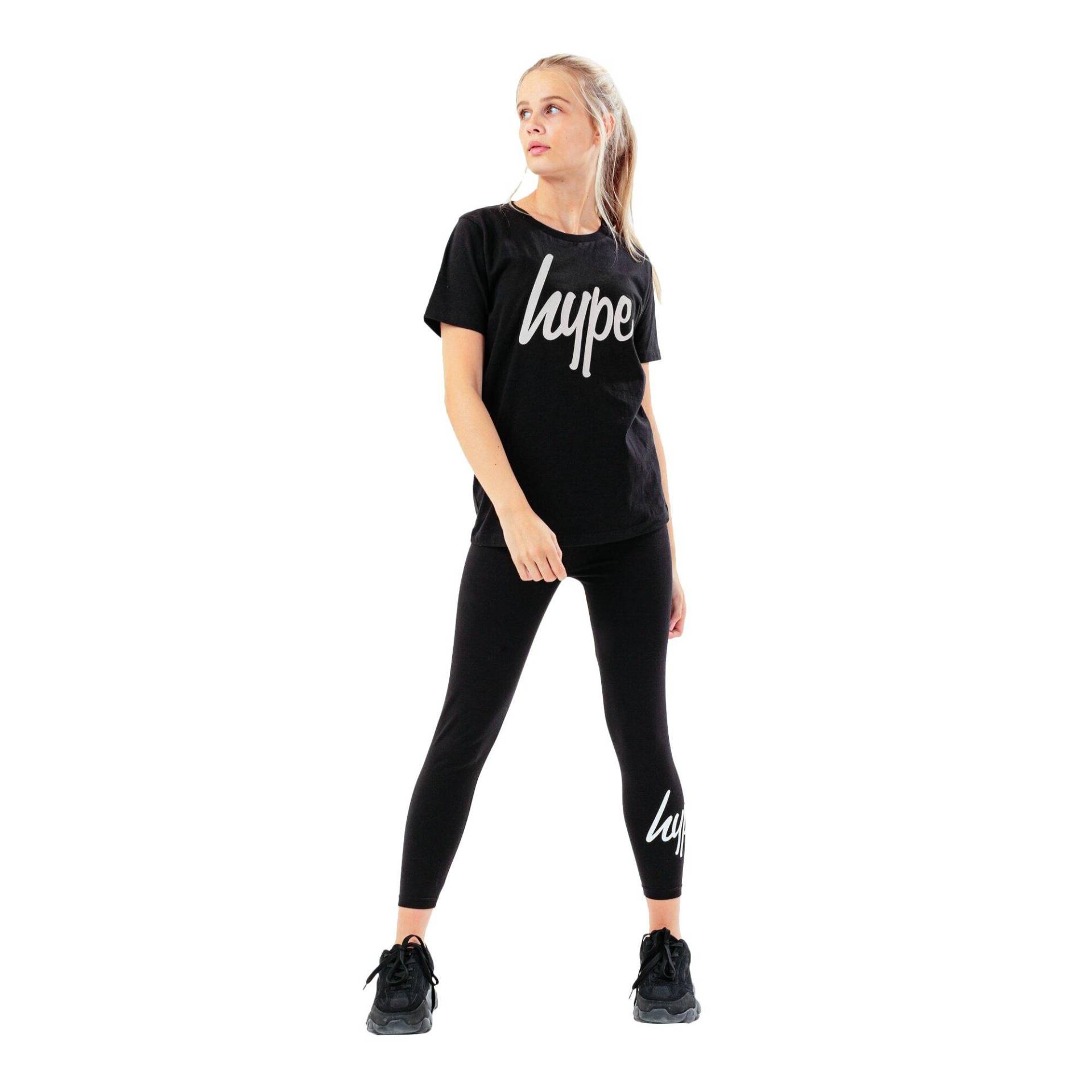 T-shirts Und Leggings Mädchen Schwarz 104 von hype