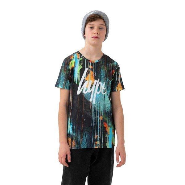 Spray Drips Tshirt Jungen Türkisblau 104 von hype