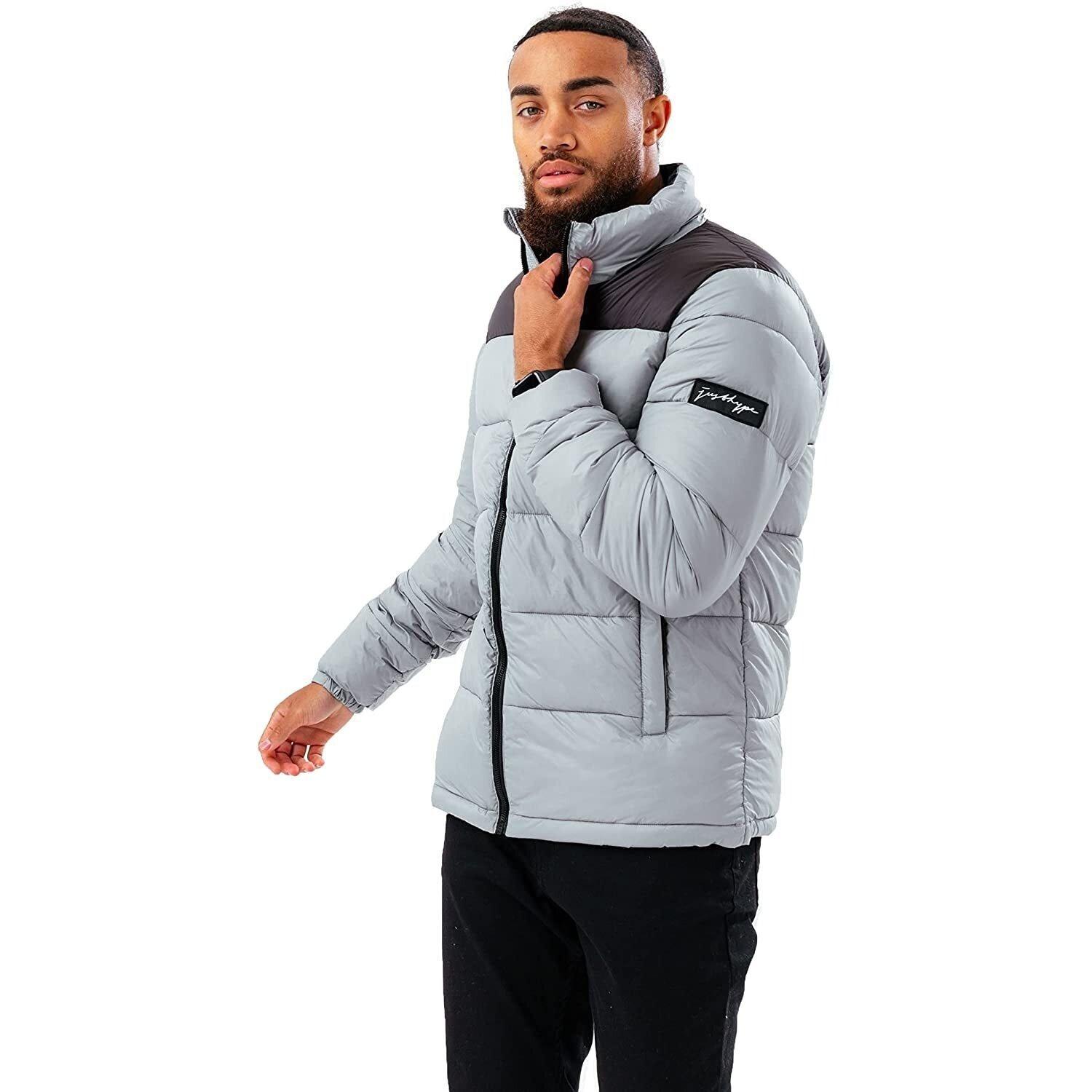 Steppjacke Damen Grau XXL von hype