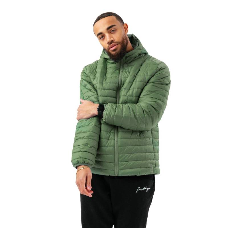 Steppjacke Herren Grün XXL von hype