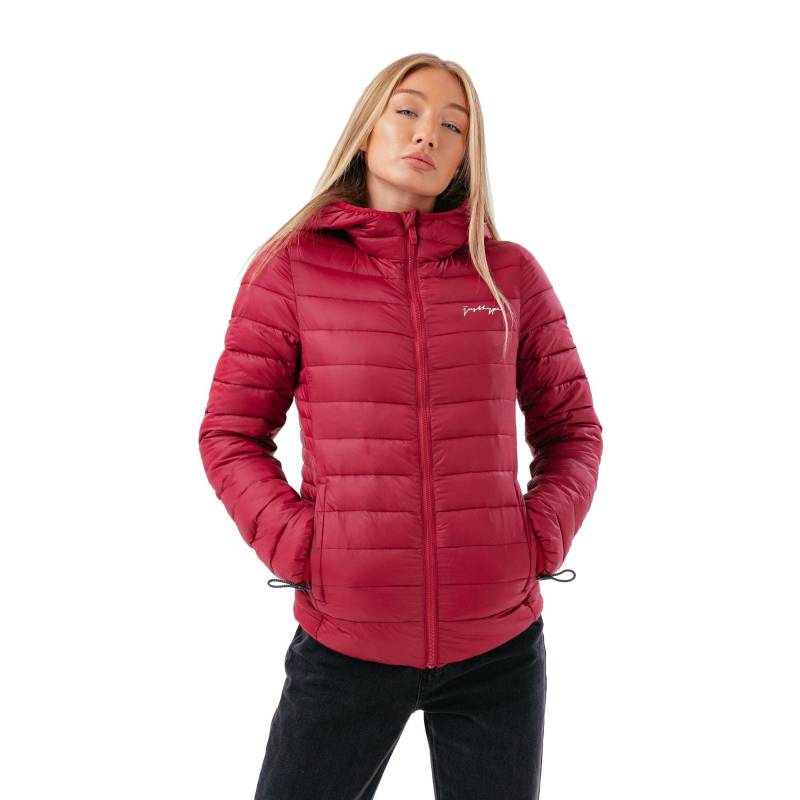 Steppjacke Leicht Damen Weinrot 40 von hype