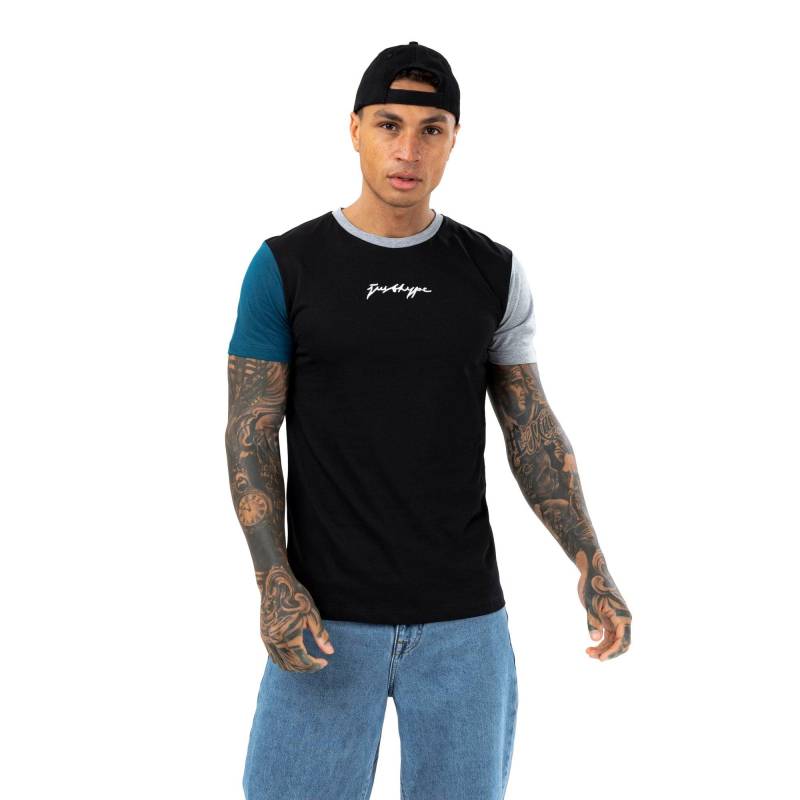 Thompson Splice Tshirt Herren Schwarz XS von hype