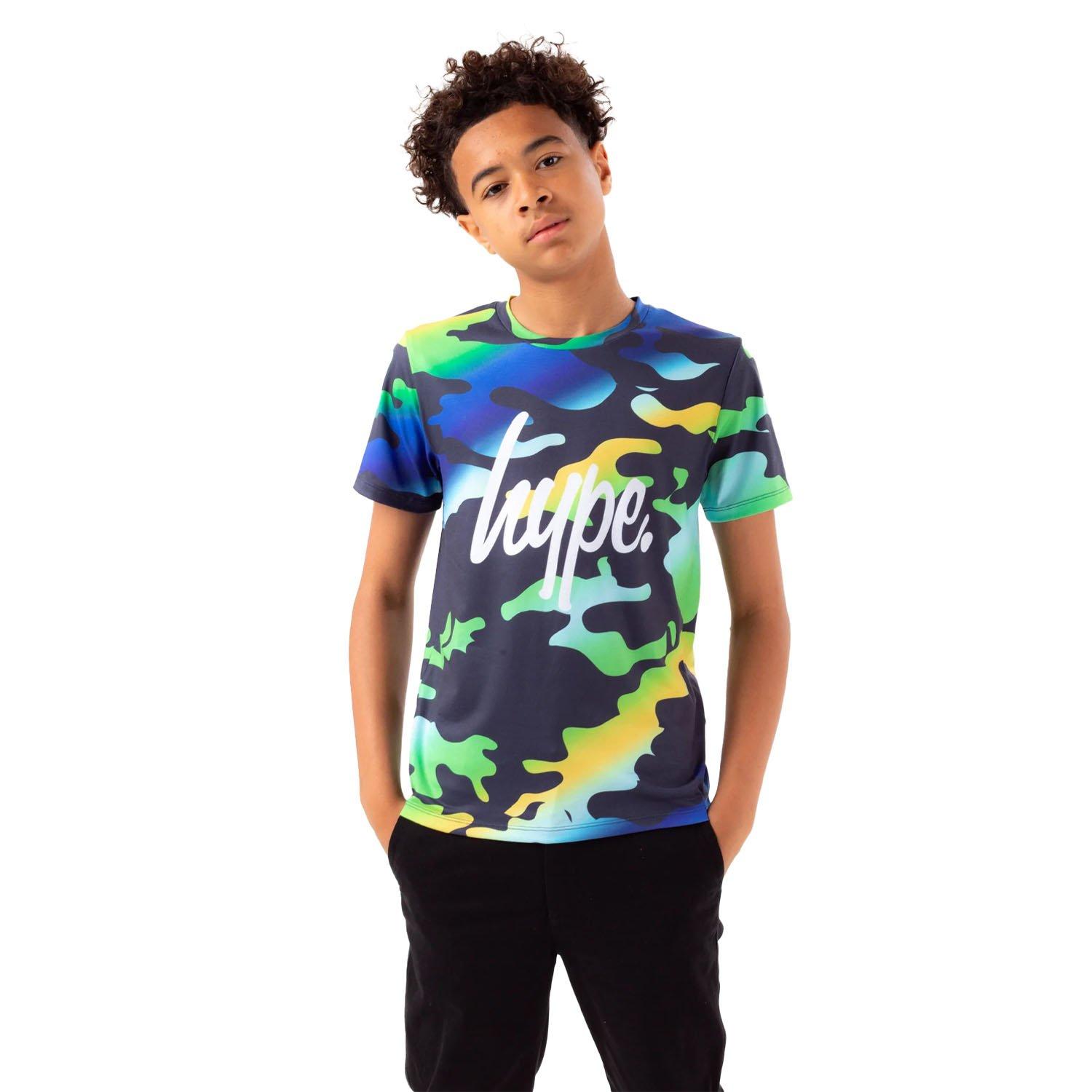 Tshirt Jungen Blau Bunt 104 von hype