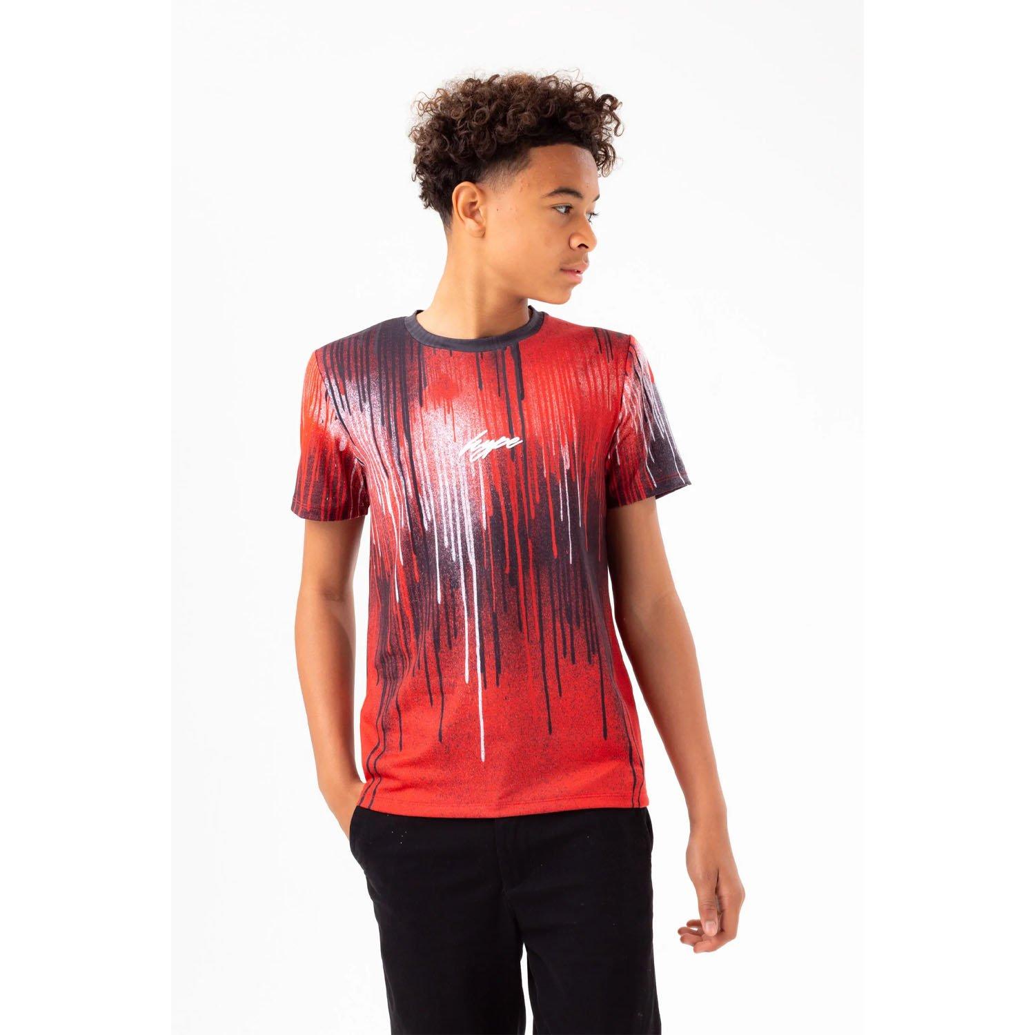 Tshirt Jungen Rot Bunt 116 von hype