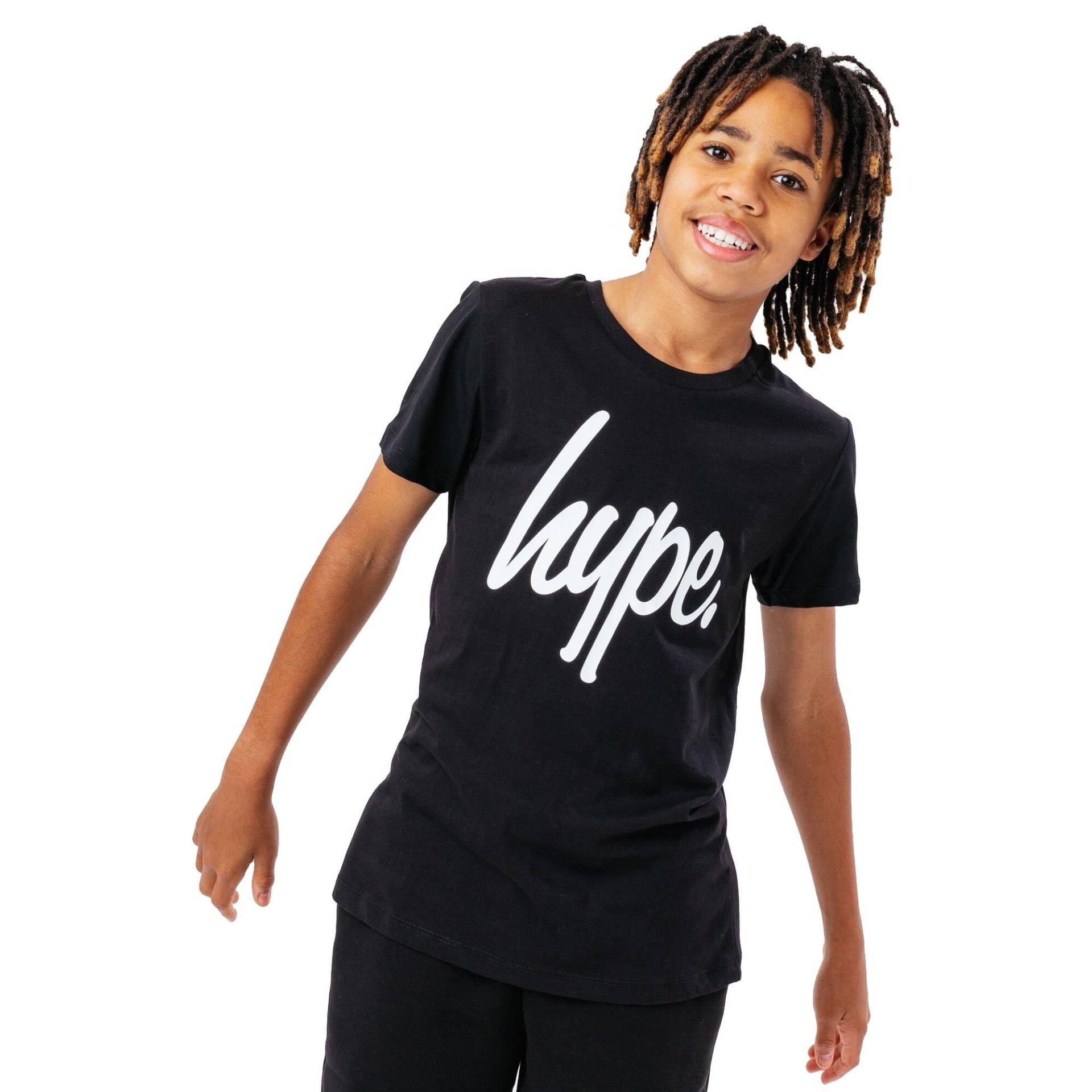 Tshirt Jungen Schwarz 158 von hype