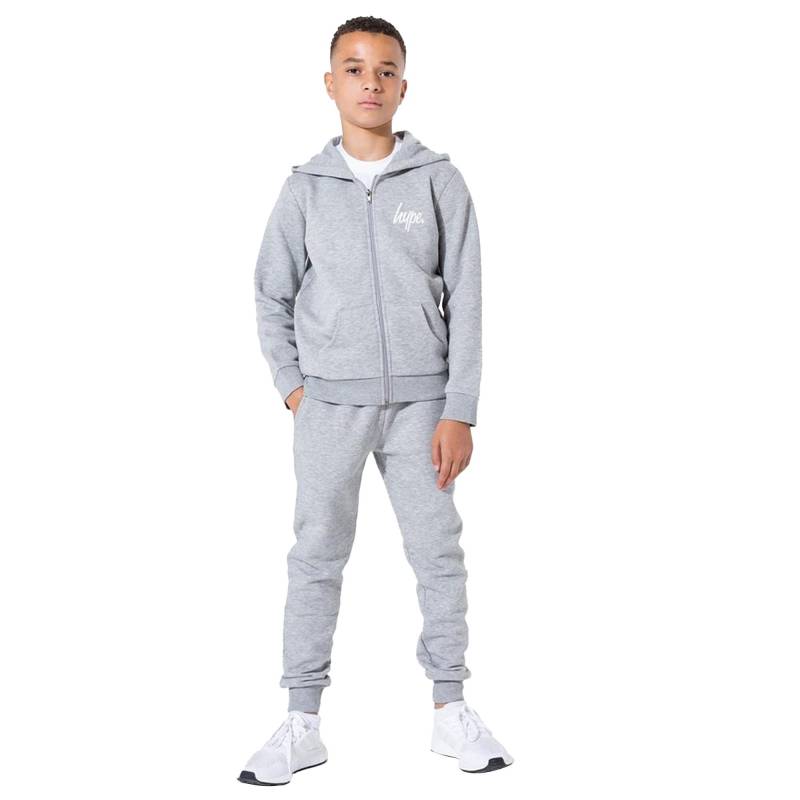 Kapuzenjacke Mit Minilogo Jungen Grau 158 von hype