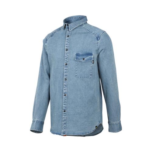 iXS Carve Digger organic Hemd - washed blue S von iXS