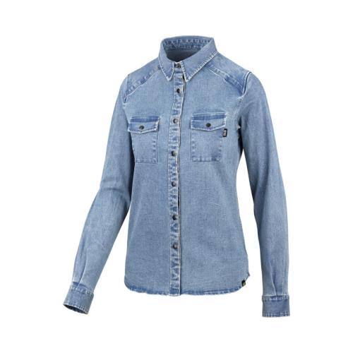 iXS Carve Women Digger organic Hemd - washed blue (Grösse: 42) von iXS