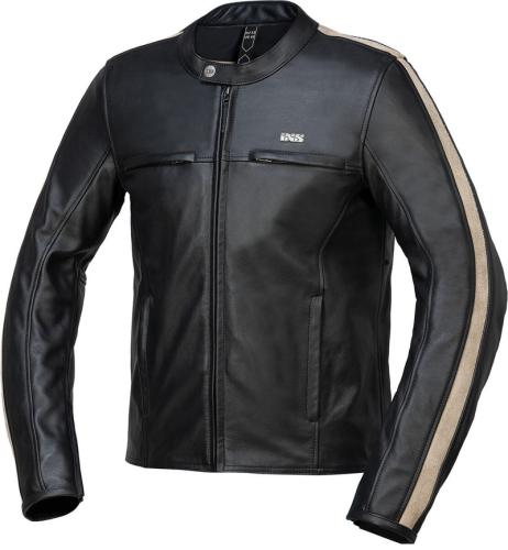 iXS Motorradjacke Classic LD Jacke Stripe - schwarz (Grösse: 52H) von iXS