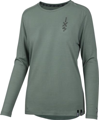 iXS Damen Flow Merino Langarm Jersey - sage (Grösse: 34) von iXS