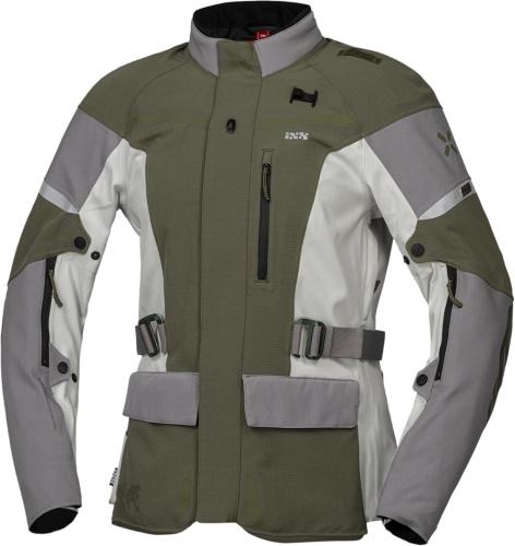 iXS Damen Venture-STX 1.0 Laminatjacke hellgrau-oliv (Grösse: D2XL) von iXS