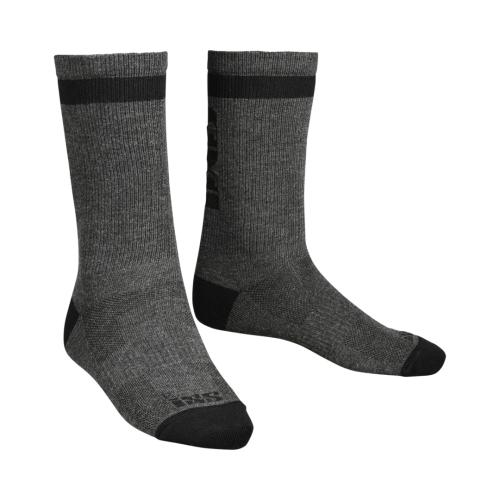 iXS Double Socks - schwarz (Grösse: M) von iXS