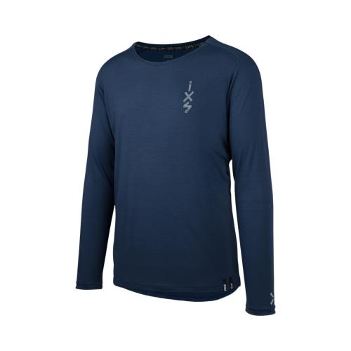 iXS Flow Merino Langarm Jersey - marine (Grösse: 2XL) von iXS