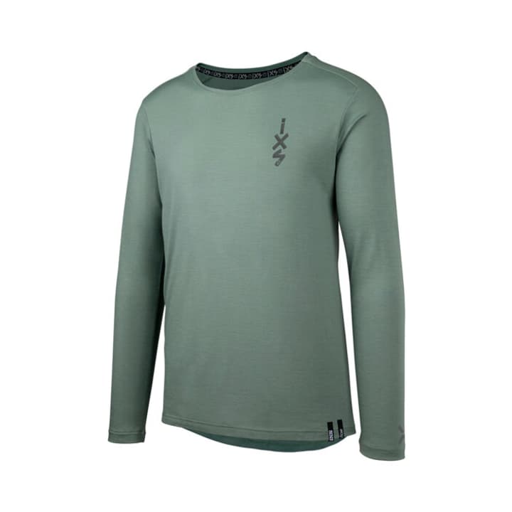 iXS Flow Merino long sleeve jersey Langarmshirt smaragd von iXS