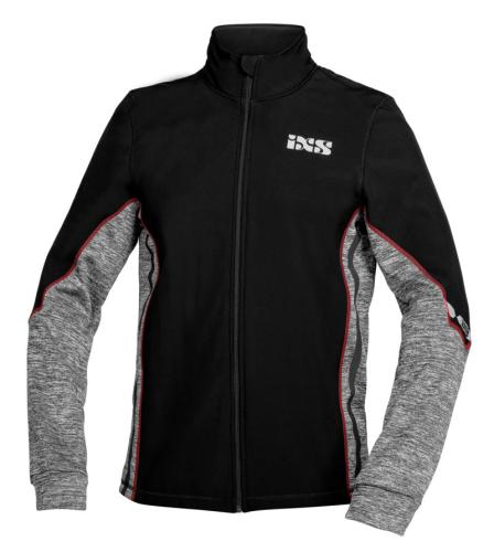 iXS Funktions-Jacke-ICE 1 - schwarz-grau-rot (Grösse: 2XL) von iXS