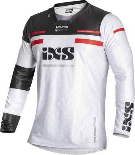 iXS MX Jersey Tracer 1.0 - weiss-schwarz-rot (Grösse: L) von iXS