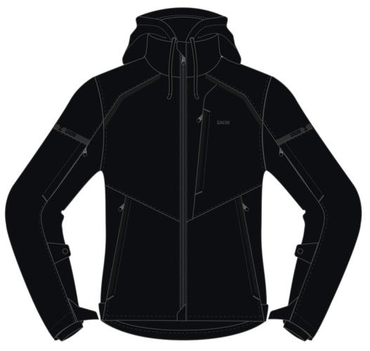 iXS Motorradjacke Classic SO Jacke Moto 2.0 - schwarz (Grösse: 3XL) von iXS