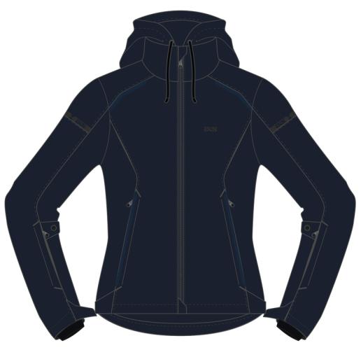 iXS Classic Damen SO Jacke Moto 2.0 - blue (Grösse: D2XL) von iXS