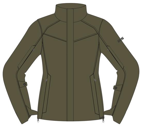 iXS Urban Damen Jacke Destination ST-Plus - olive (Grösse: DL) von iXS