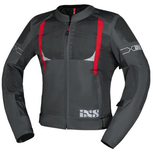 iXS Sport Jacke Trigonis-Air - darkgrey-grey-red (Grösse: 2XL) von iXS