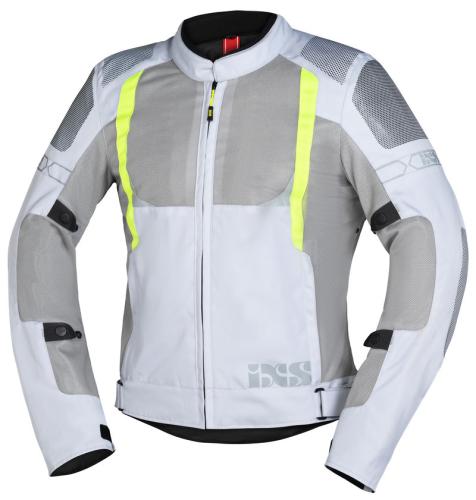 iXS Sport Jacke Trigonis-Air - brightgrey-grey-neon yellow (Grösse: 2XL) von iXS