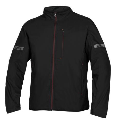 iXS Motorradjacke Team Jacke Micro-Zip 1.0 - schwarz (Grösse: 3XL) von iXS