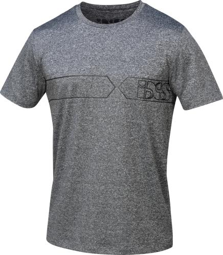 iXS Team T-Shirt Function - grey-black (Grösse: 2XL) von iXS