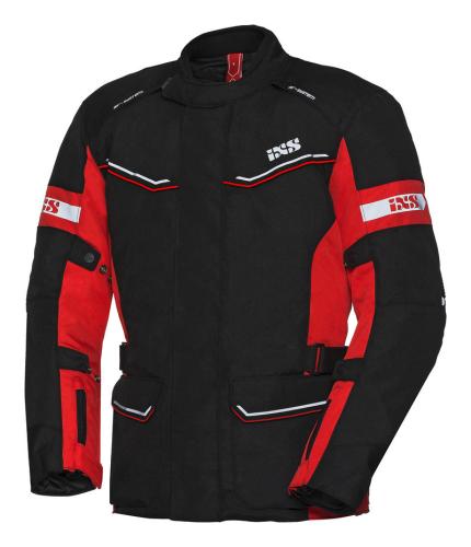 iXS Motorradjacke Damen Tour Evans ST - schwarz-rot (Grösse: DM) von iXS