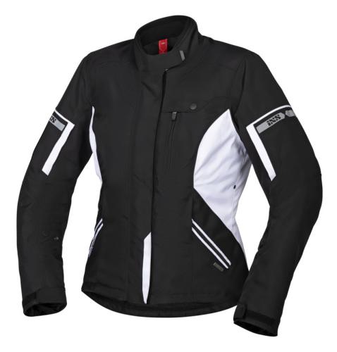 iXS Motorradjacke Damen Tour Finja-ST 2.0 - schwarz-weiss (Grösse: D4XL) von iXS