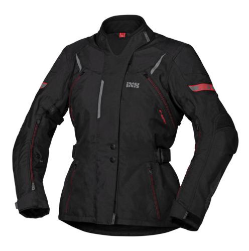 iXS Motorradjacke Damen Tour Liz-ST - schwarz-rot (Grösse: D2XL) von iXS