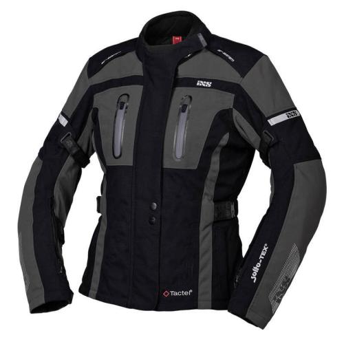 iXS Motorradjacke Damen Tour Pacora-ST - schwarz-grau (Grösse: D6XL) von iXS