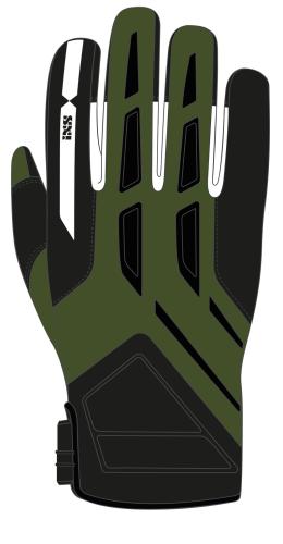 iXS Tour Handschuh Pandora-Air 2.0 - schwarz-olive-weiss (Grösse: 3XL) von iXS