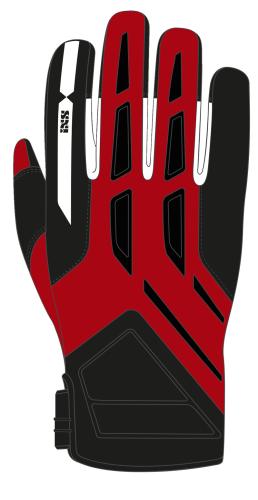 iXS Tour Handschuh Pandora-Air 2.0 - schwarz-rot-weiss (Grösse: 2XL) von iXS