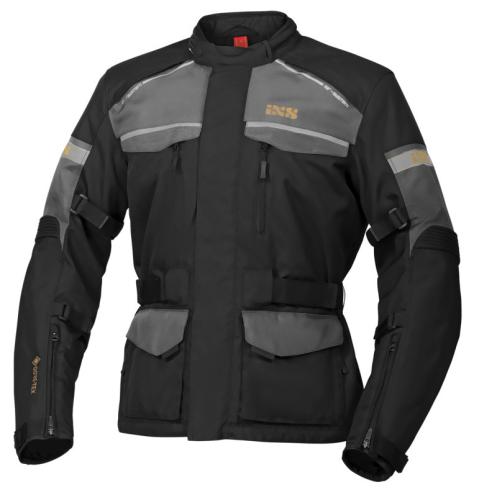 iXS Motorradjacke Tour Jacke Classic-GTX - schwarz-grau (Grösse: L) von iXS