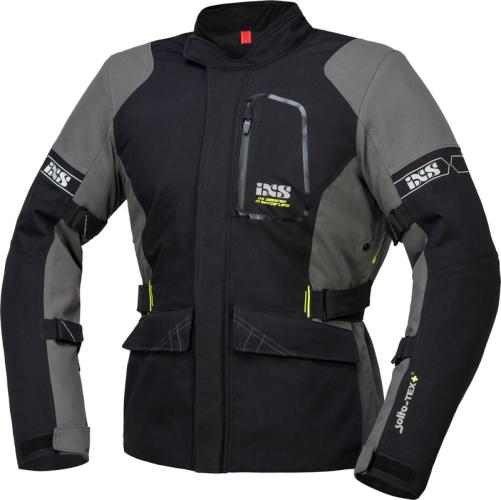 iXS Motorradjacke Tour Jacke Laminat-ST-Plus - schwarz-grau (Grösse: 2XL) von iXS