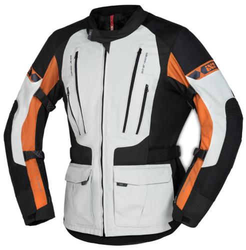 iXS Motorradjacke Tour Jacke Lennik-ST - schwarz-hell grau-braun (Grösse: 2XL) von iXS