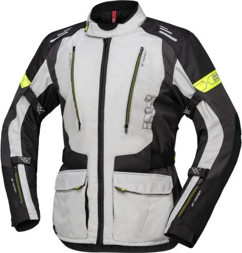 iXS Tour Jacke Lorin-ST - grey-black-yellow neon (Grösse: 2XL) von iXS